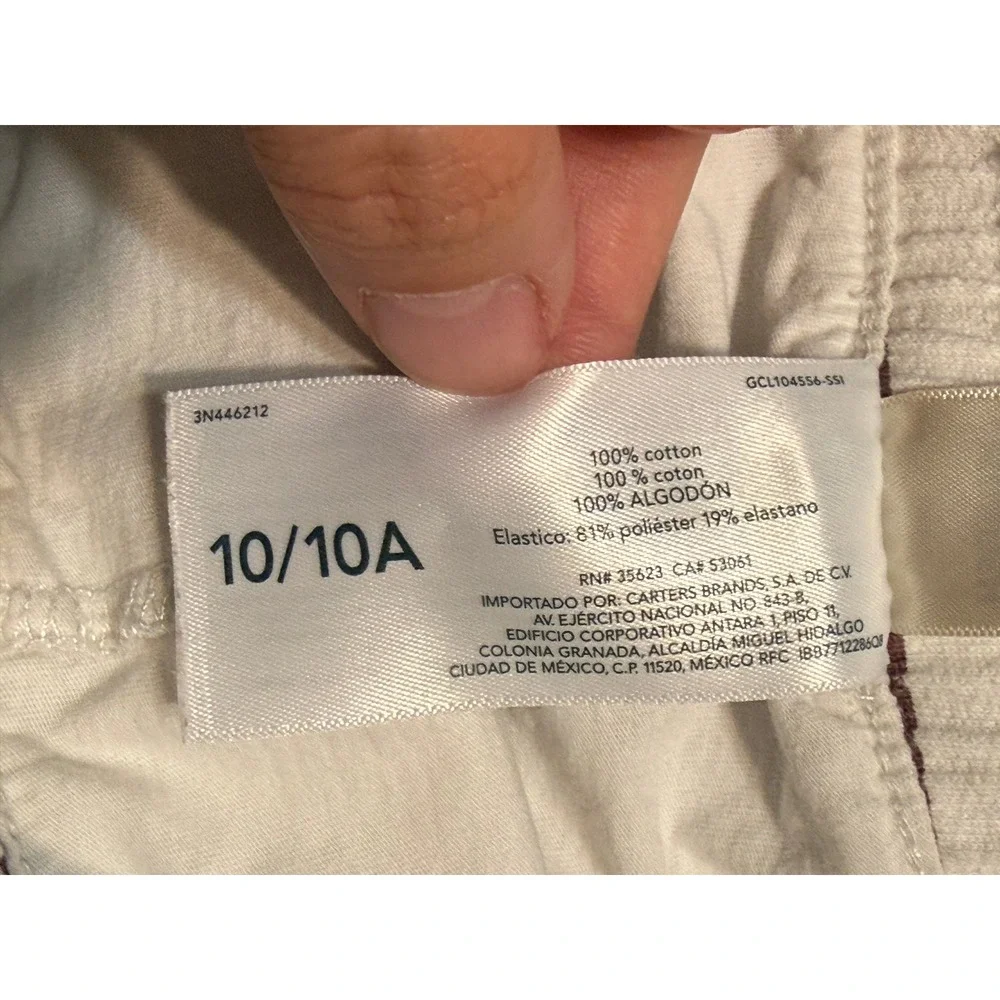 OshKosh B'gosh Skirt Girls 10 Multi-Color Striped Casual Pull-On Excellent